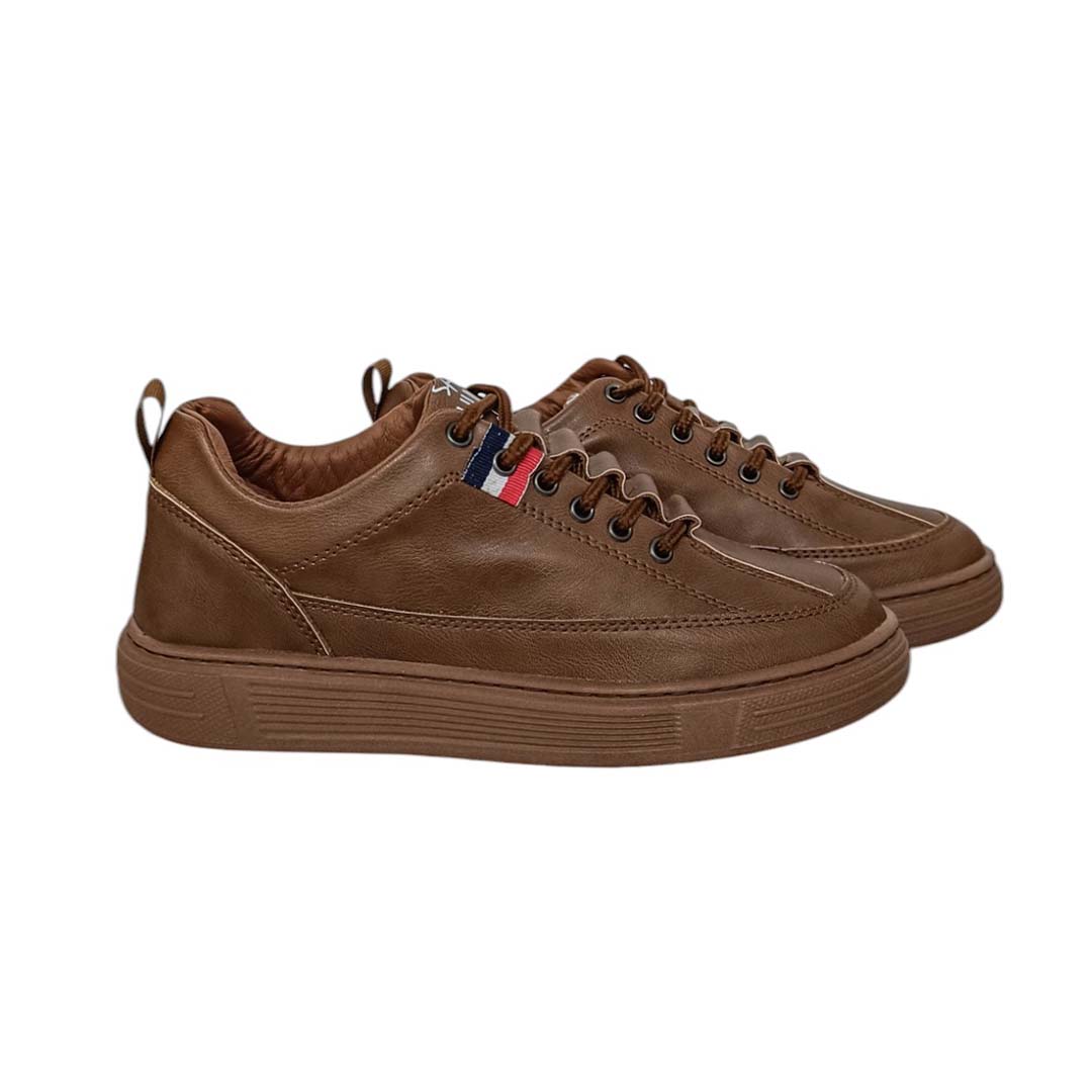 FADED® Tenis Casual de Cuero Genuino