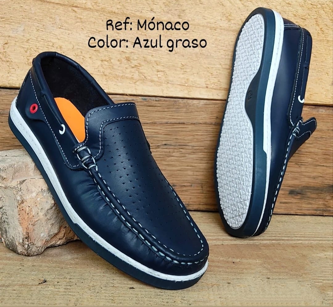 MOCASINES ELABORADOS EN CUERO