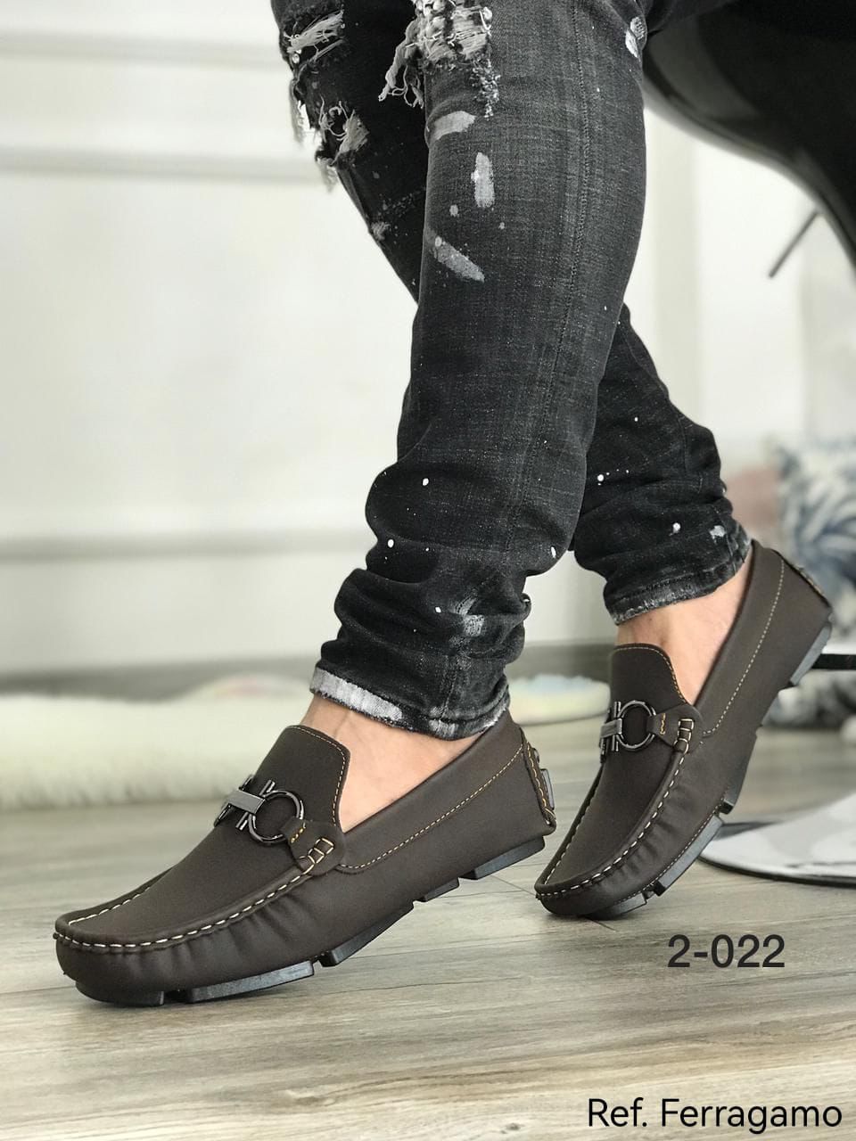 Mocasin Ferragamo liso calzado casual