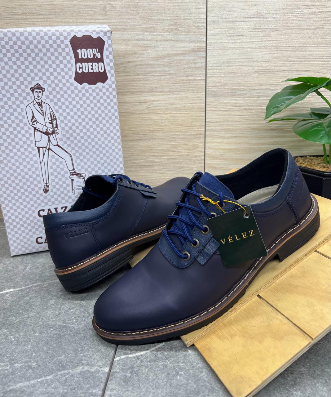 ZAPATO CASUAL VELEZ - CUERO GENUINO