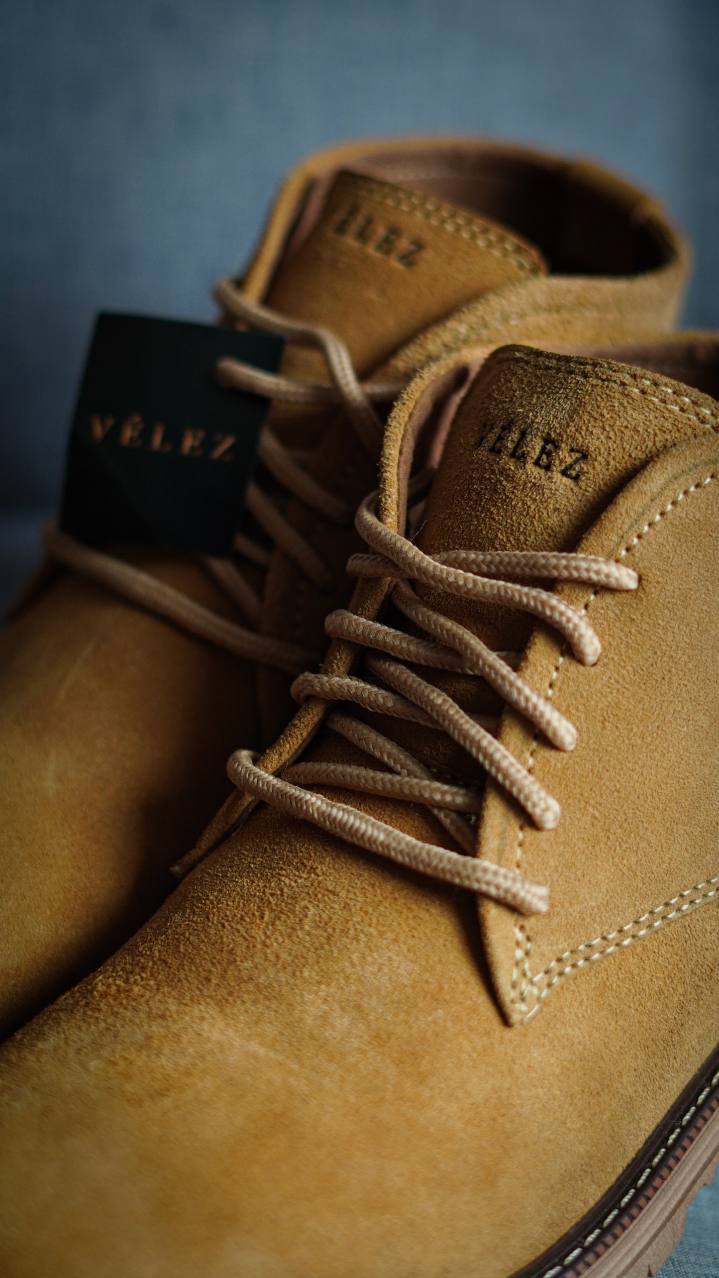 BOTIN VELEZ CUERO GENUINO CARNAZA + CAJA