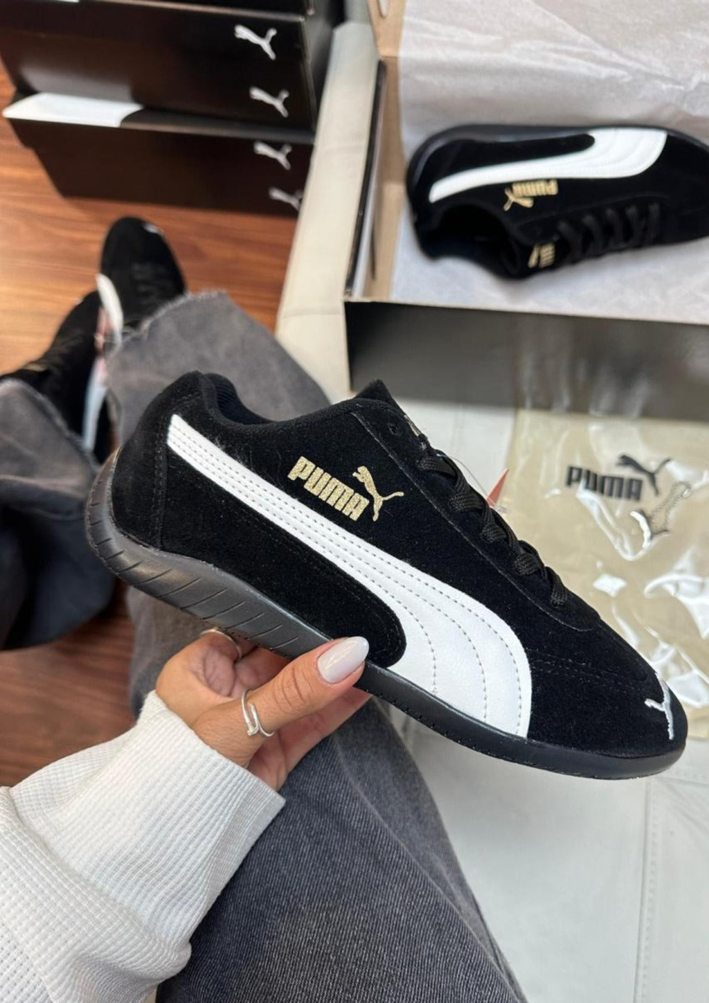 TENIS PUMA SPEEDCAT UNISEX + CAJA