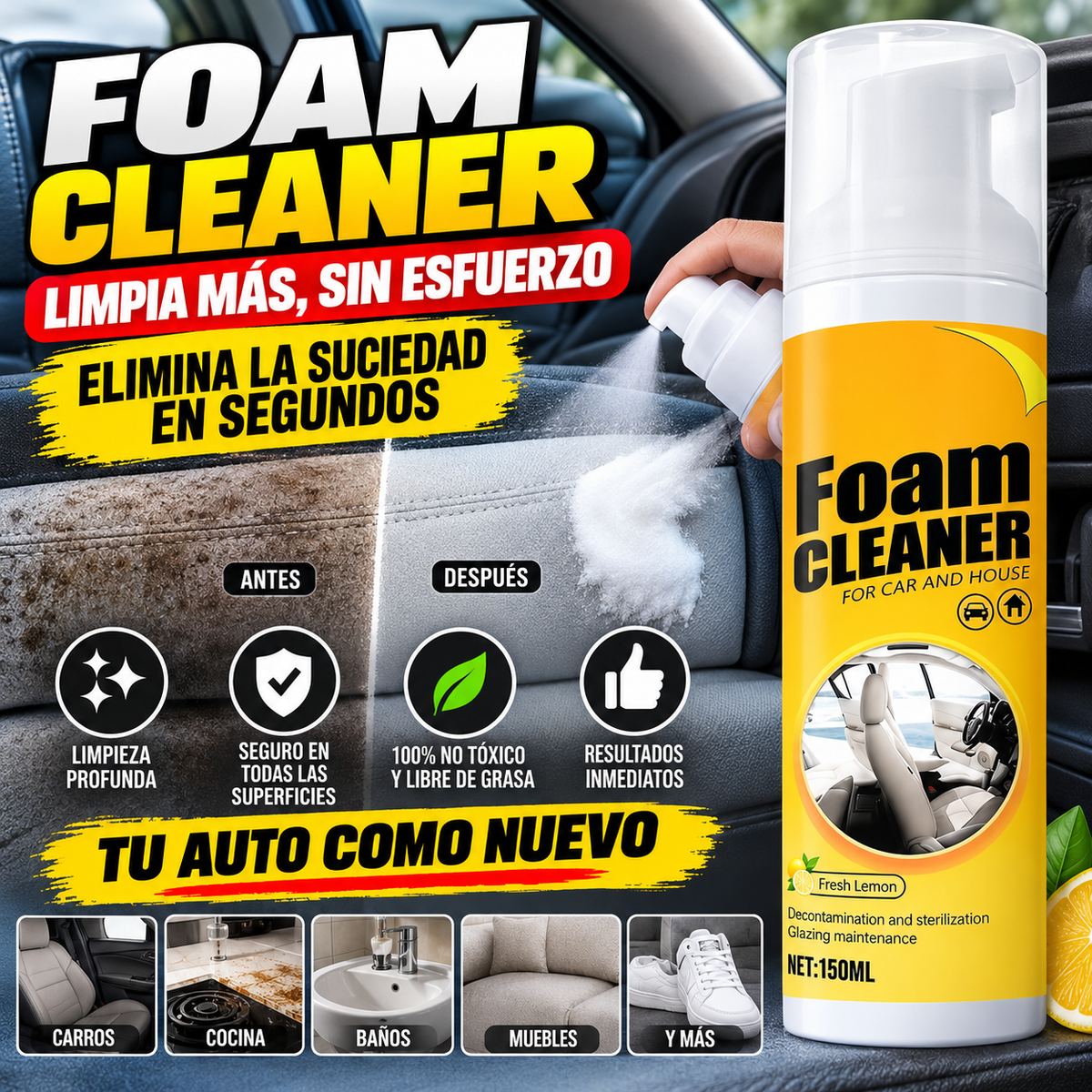 Foam Cleaner espuma limpiadora (2)