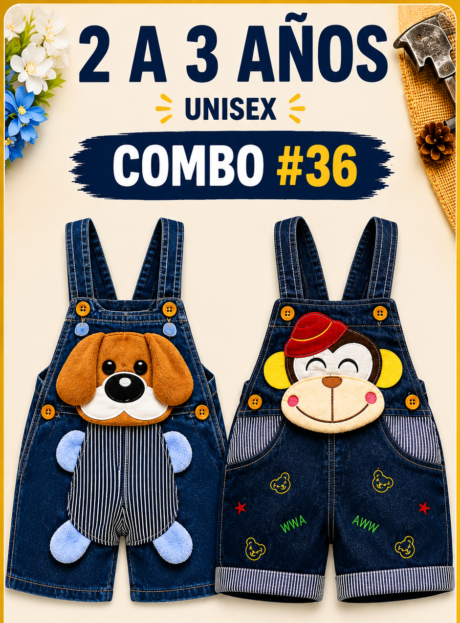 2 a 3 años combo
