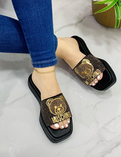 SANDALIA MOSCHINO MICROPOROSA