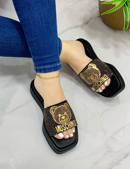 SANDALIA MOSCHINO MICROPOROSA