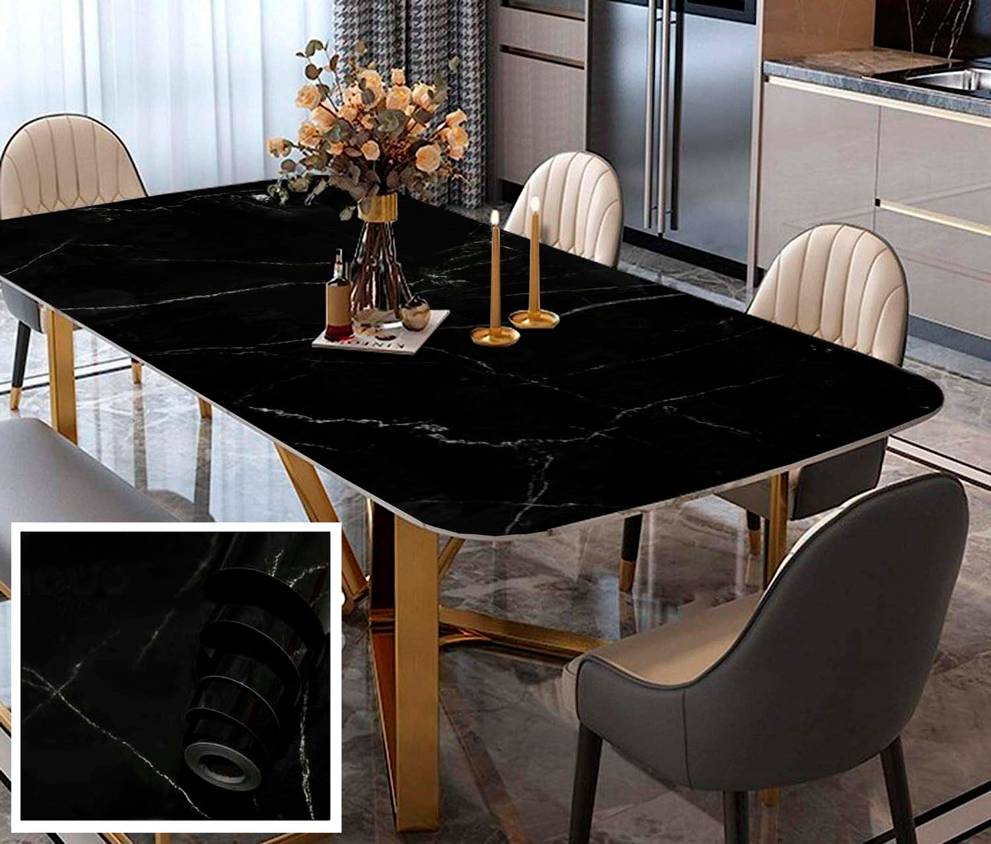 Papel Vinilo Adhesivo Brillante VA-17475