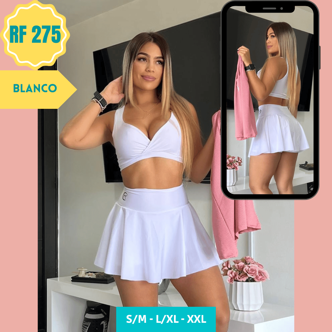 RF 275 Conjunto Faldashort 3 piezas