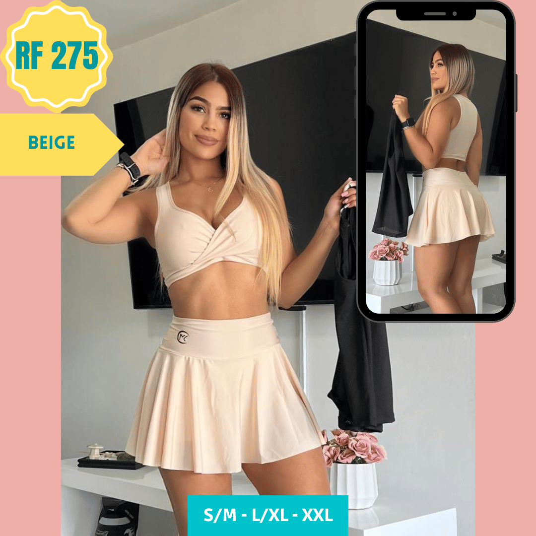 RF 275 Conjunto Faldashort 3 piezas