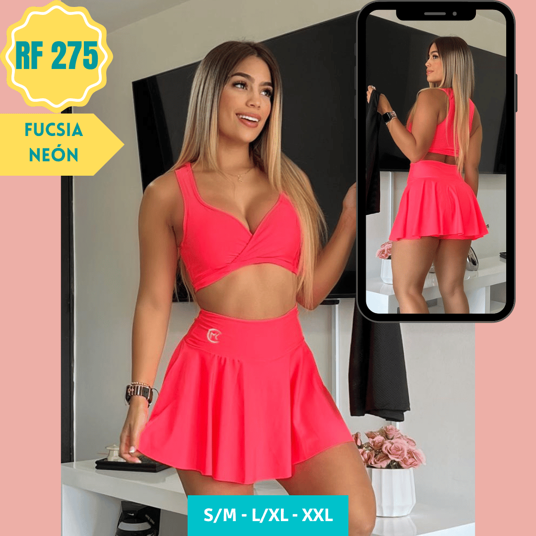 RF 275 Conjunto Faldashort 3 piezas