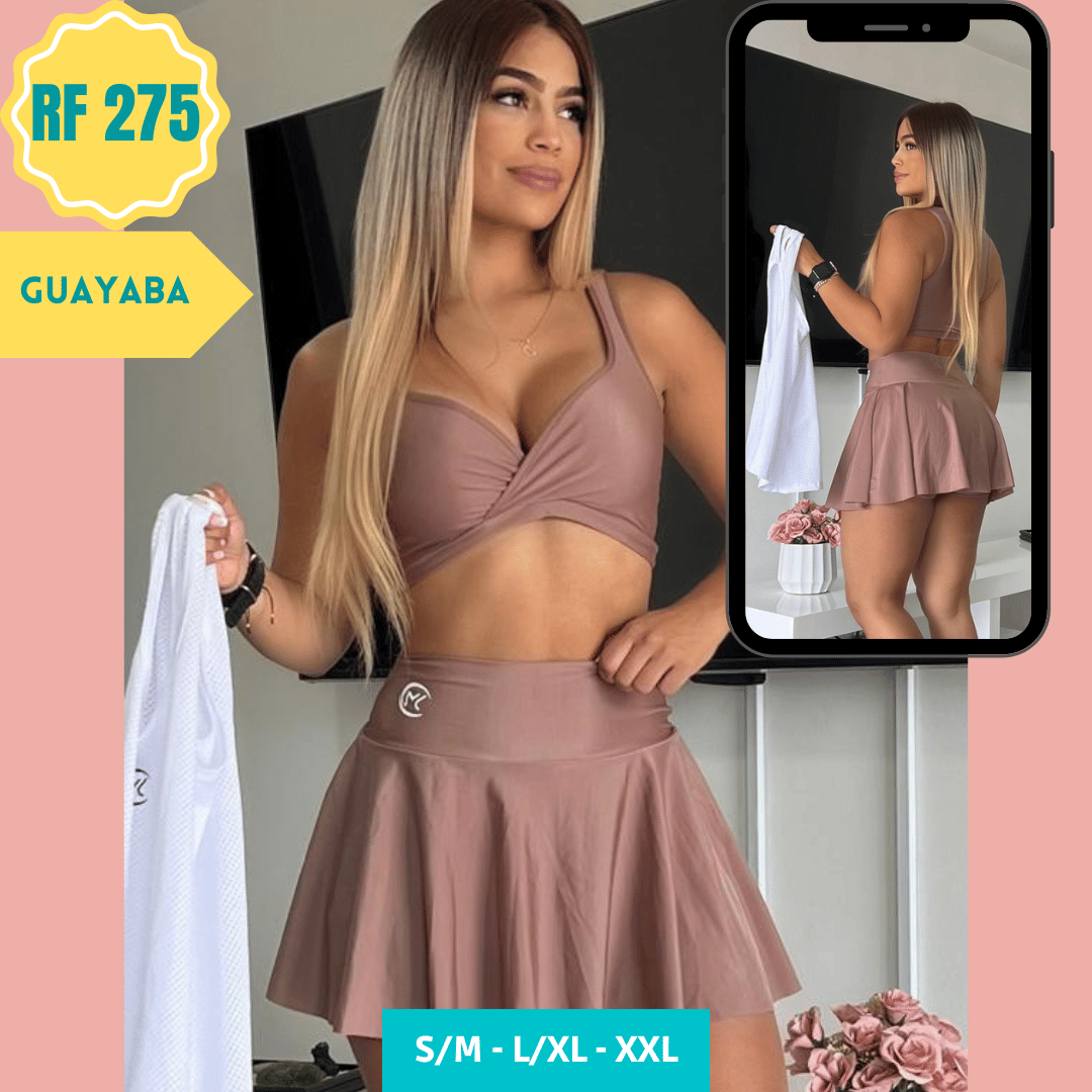 RF 275 Conjunto Faldashort 3 piezas