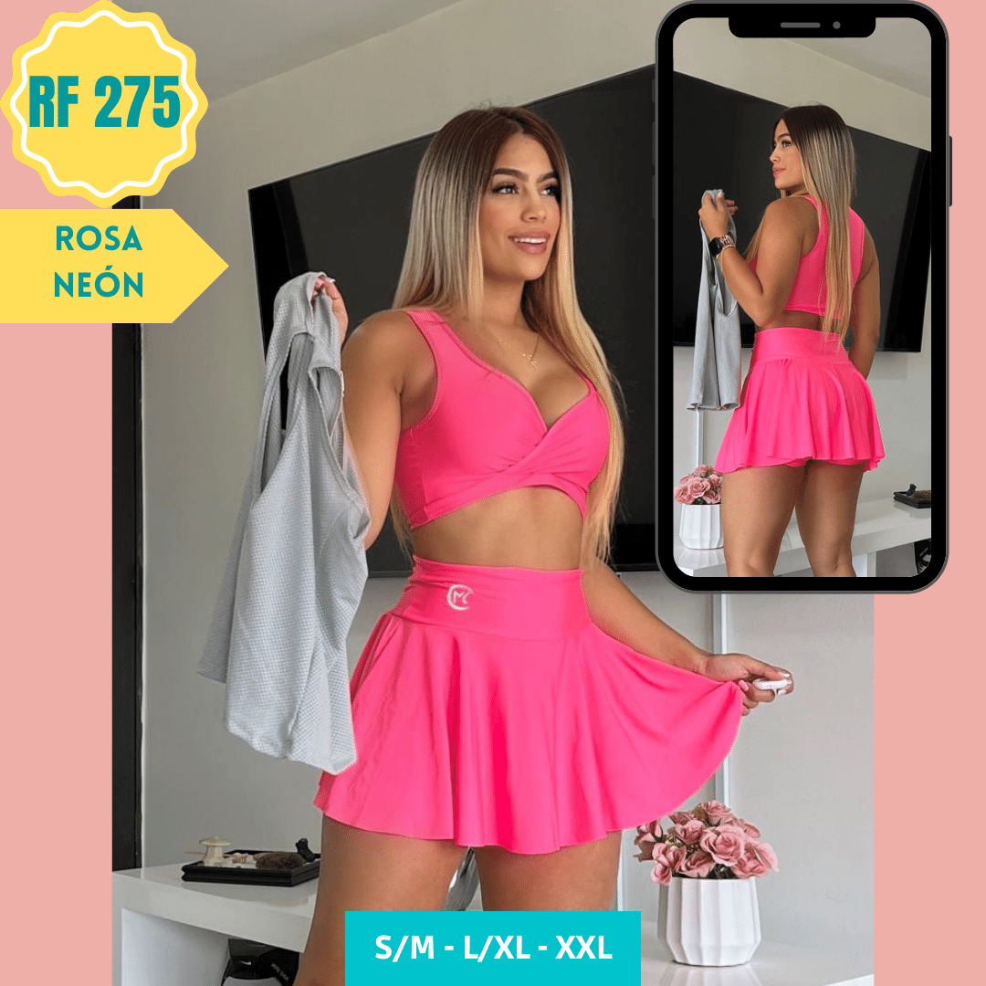 RF 275 Conjunto Faldashort 3 piezas