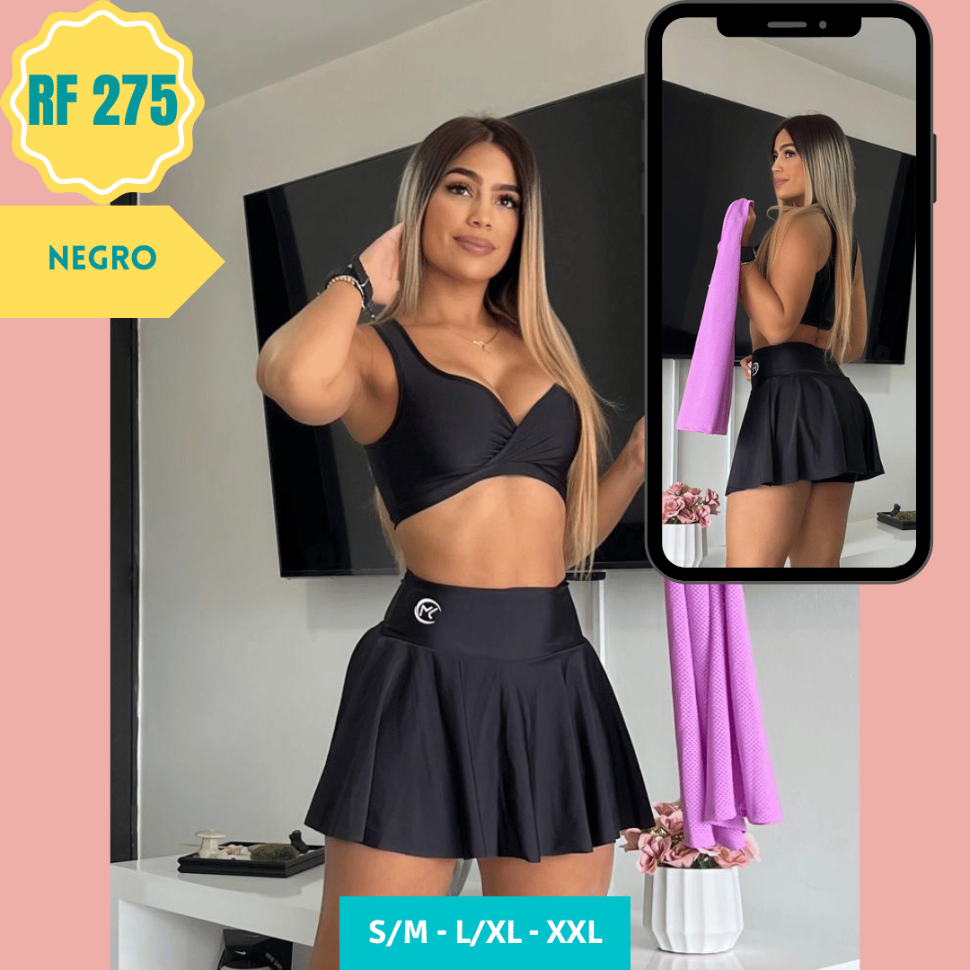 RF 275 Conjunto Faldashort 3 piezas