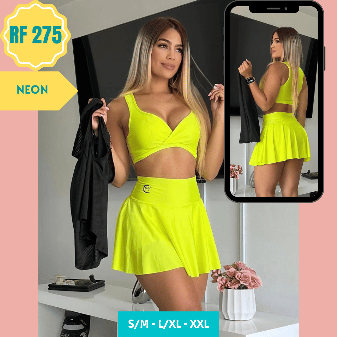 RF 275 Conjunto Faldashort 3 piezas