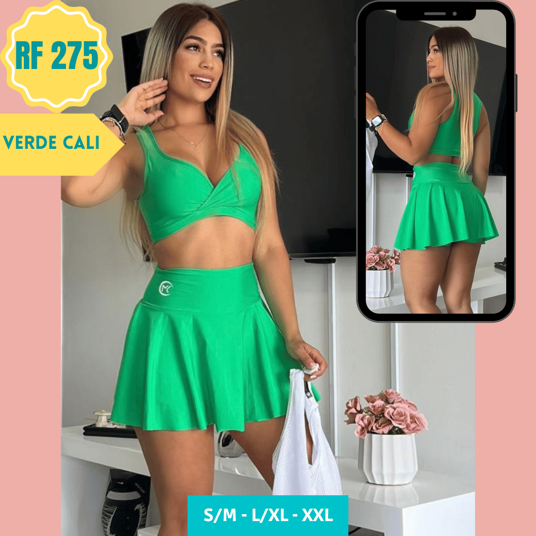 RF 275 Conjunto Faldashort 3 piezas