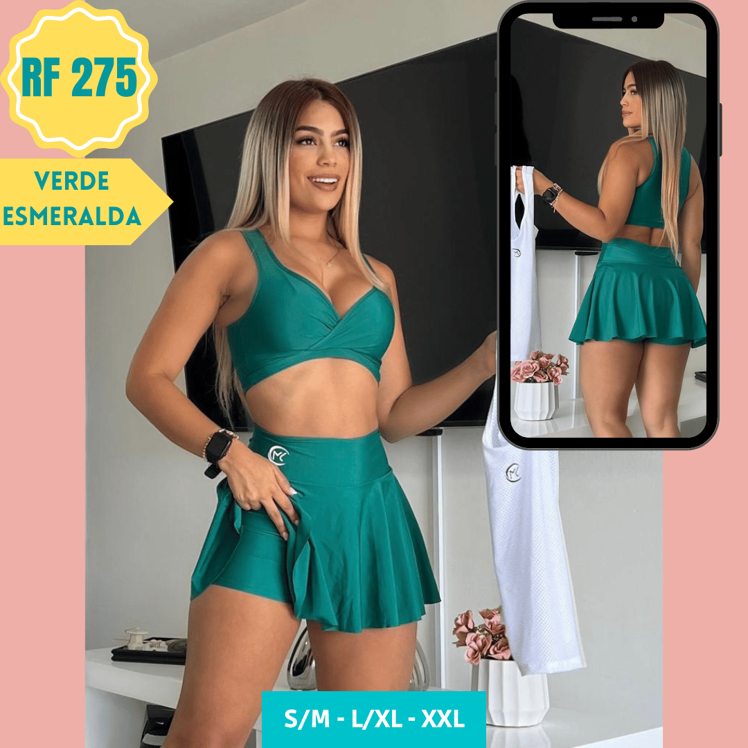 RF 275 Conjunto Faldashort 3 piezas