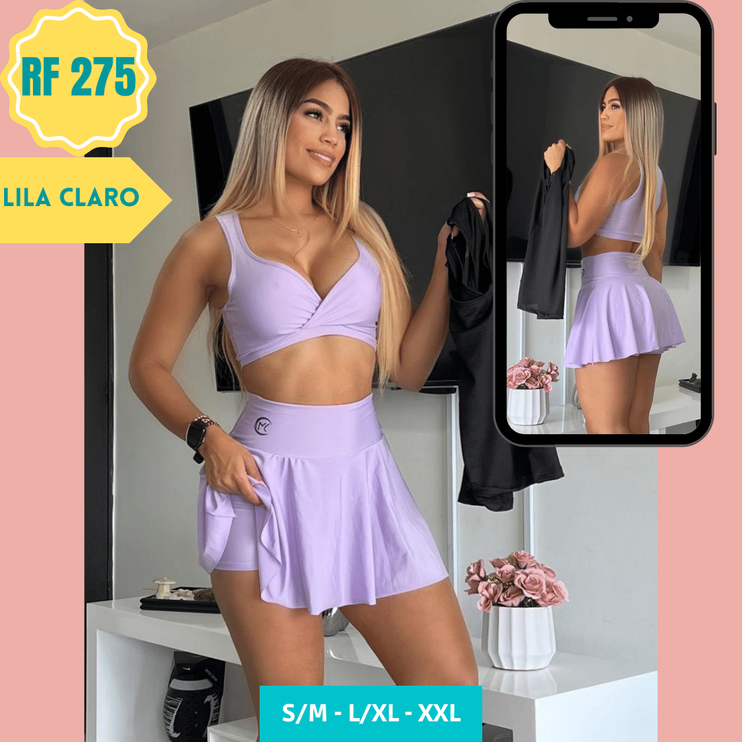 RF 275 Conjunto Faldashort 3 piezas