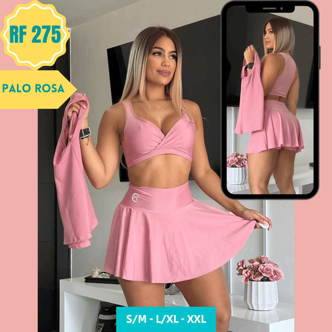 RF 275 Conjunto Faldashort 3 piezas