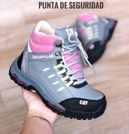 BOTAS CAT DE SEGURIDAD PARA DAMA + CAJA