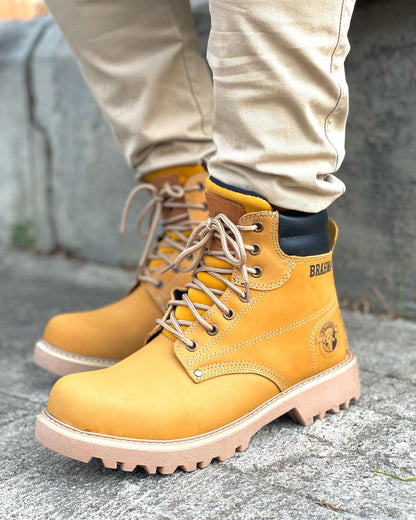 BOTA BRAHMA CLASICA CUERO + CAJA