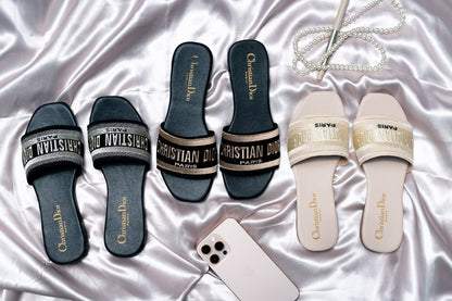 SANDALIA PLANA DIOR +CAJA
