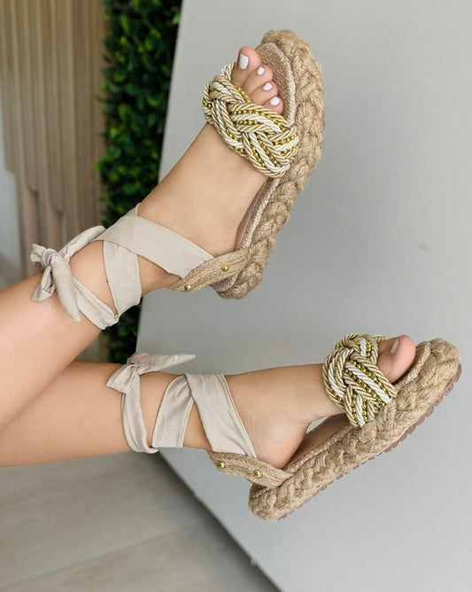 SANDALIA ROMANA TRENZA REF:0519