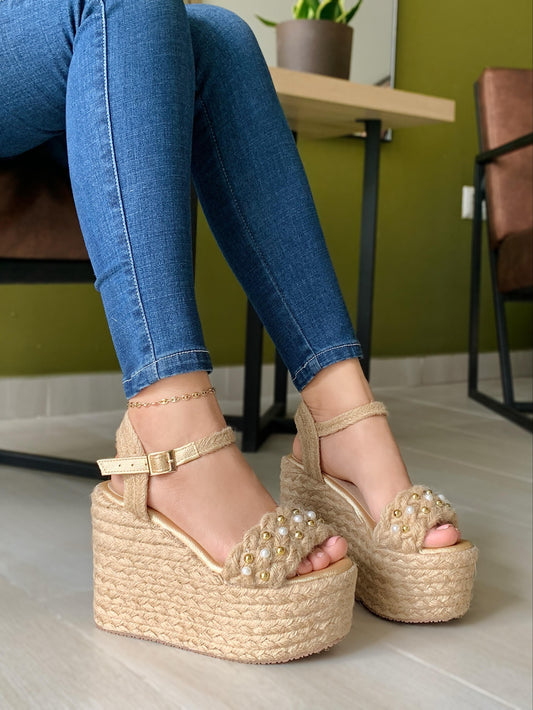 PLATAFORMA TRENZA YUTE REF:0174
