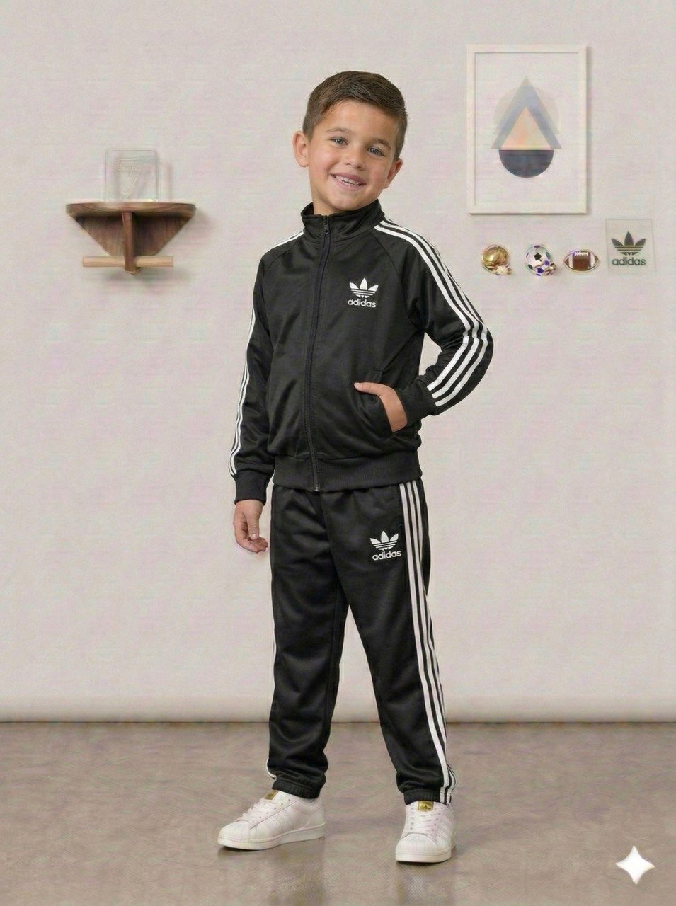Conjunto de Sudadera Adidas de niño T9-1