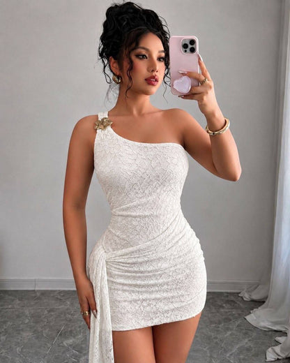 Vestido formal blonda FANTASY