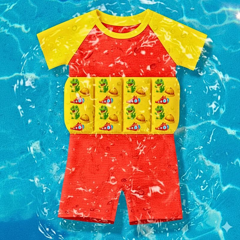 Traje de Baño con flotadores
