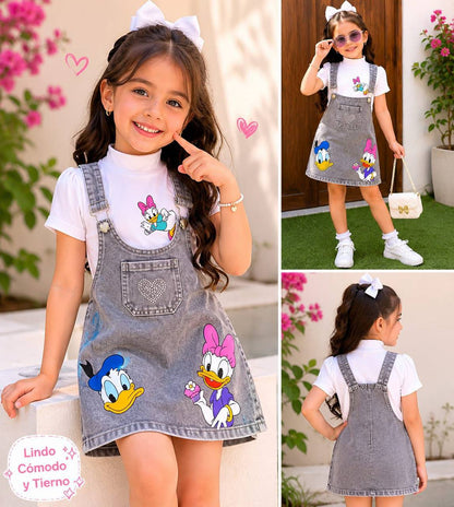 Jardinera y blusa  JEANSKIDS-3
