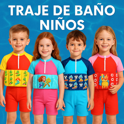 Traje de Baño con flotadores
