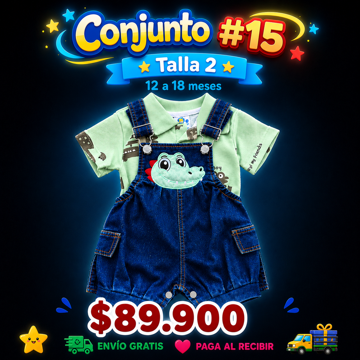 12 a 18 meses conjunto # 15