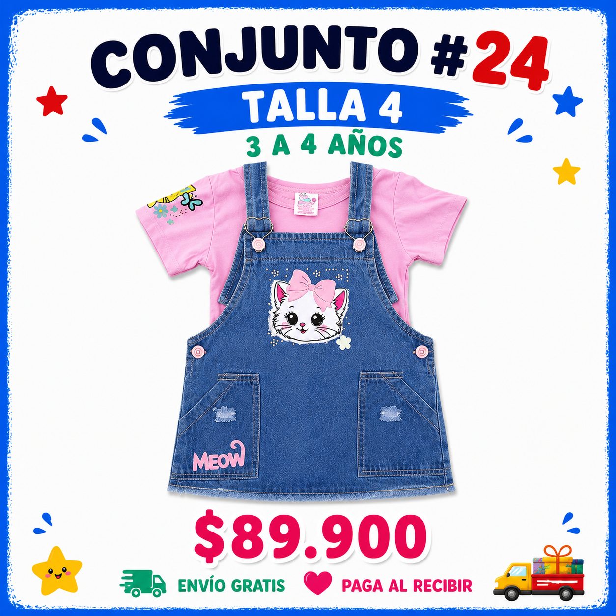 3 a 4 años conjunto # 24