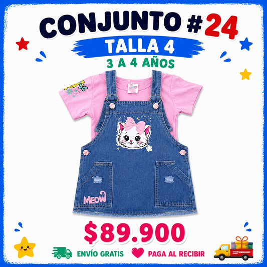 3 a 4 años conjunto # 24