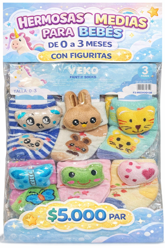 MEDIAS BEBES 0 A 3 MESES