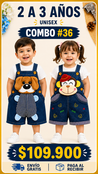 2 a 3 años combo # 36