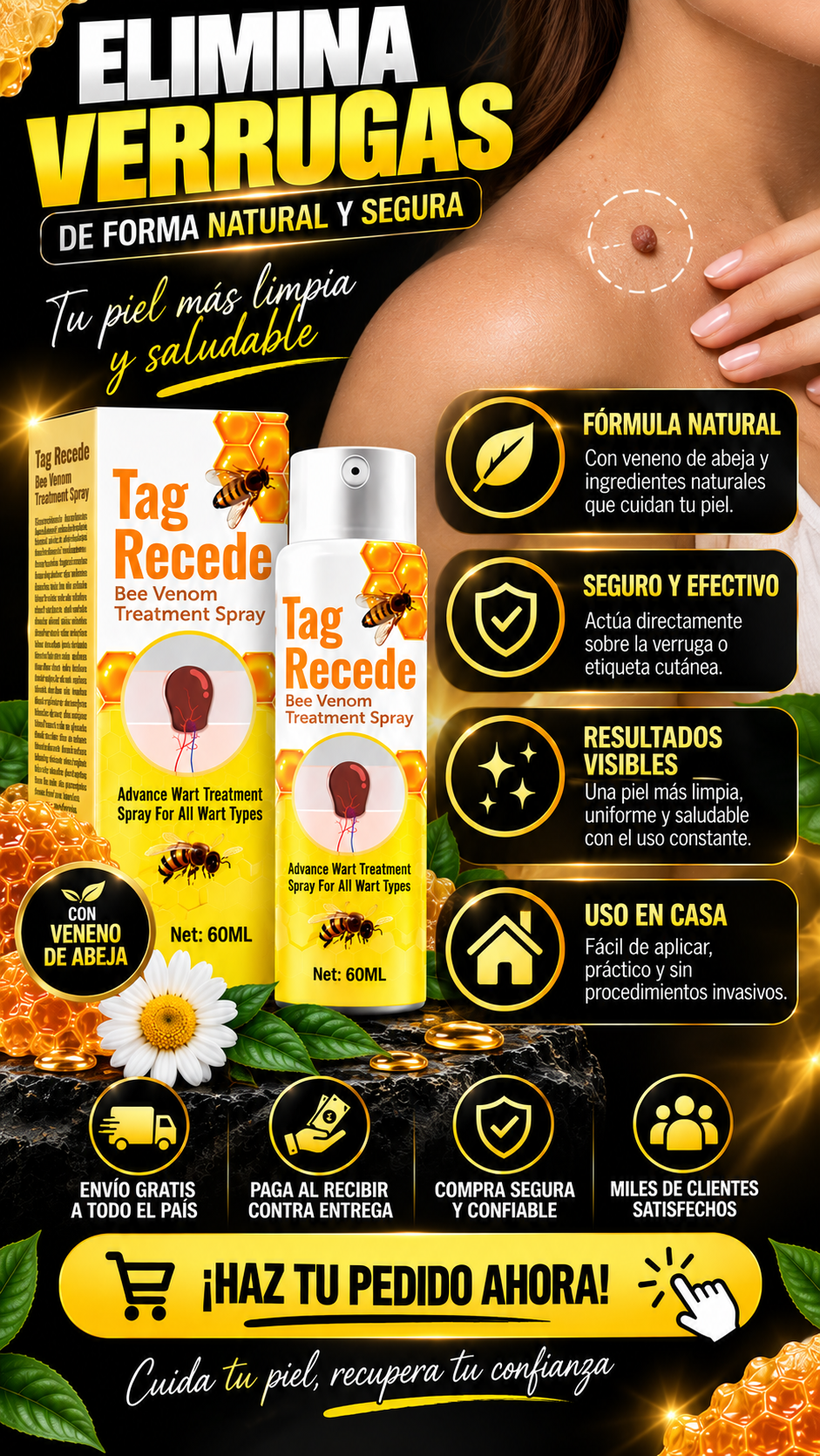 Tag Recede Eliminador de verrugas