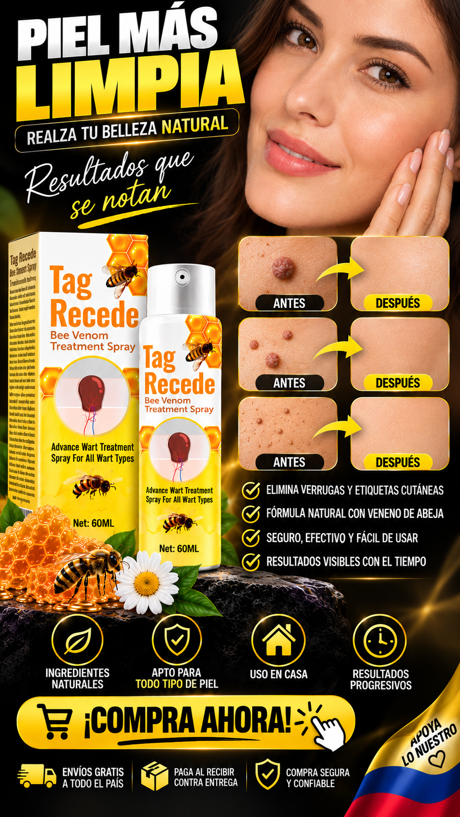 Tag Recede Eliminador de verrugas