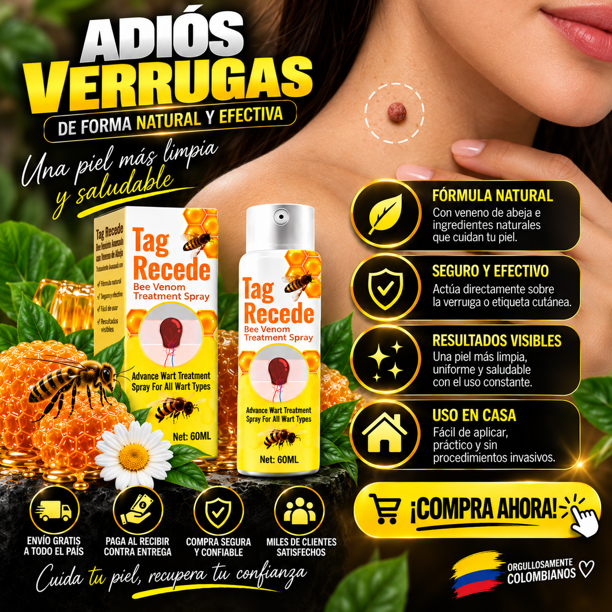 Tag Recede Eliminador de verrugas