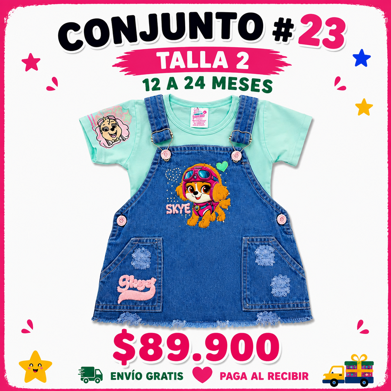12 a 24 meses conjunto # 23