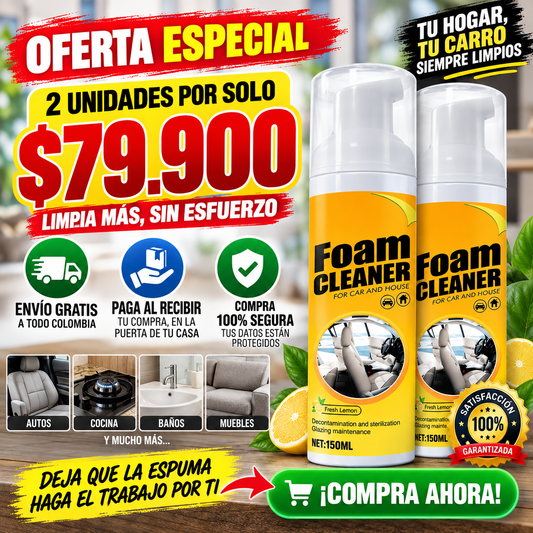Foam Cleaner espuma limpiadora (2)