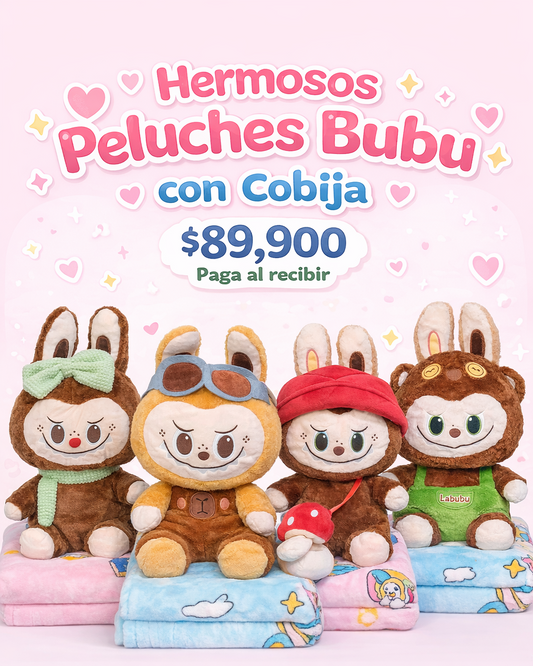 PELUCHE BUBU CON COBIJA