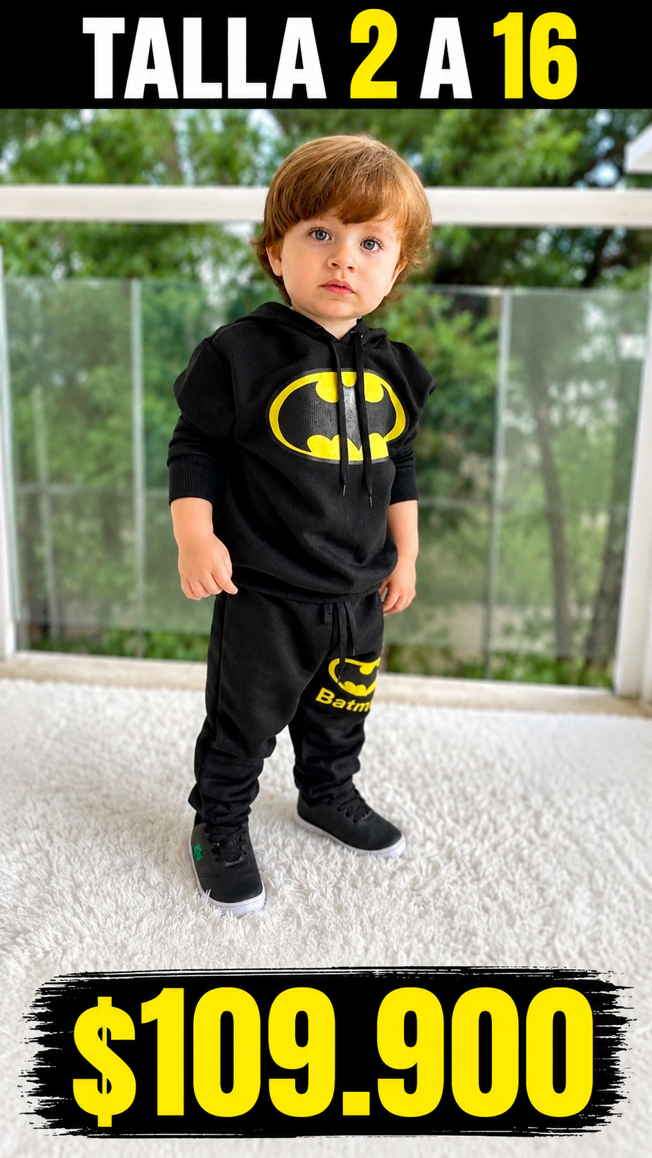 CONJUNTO DEPORTIVO BATMAN