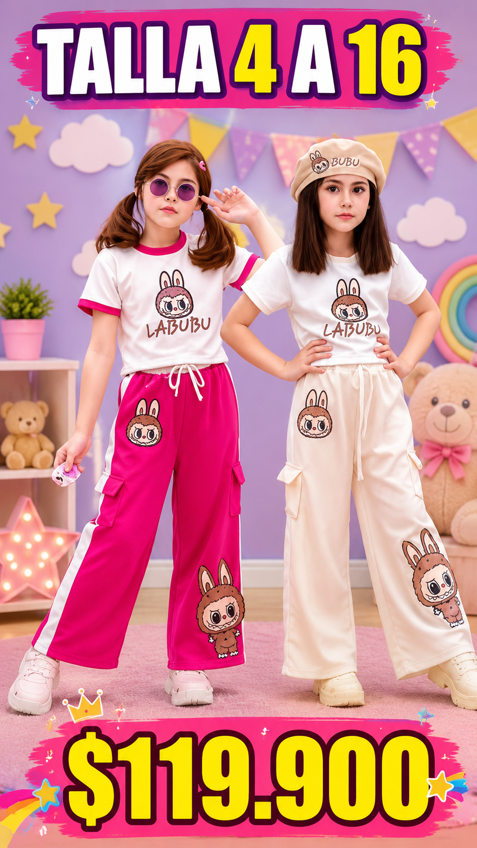 CONJUNTO LA BUBU BOTA RECTA