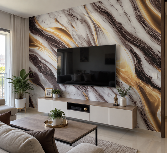 papel marmol rayado  VAK 18674 brillante