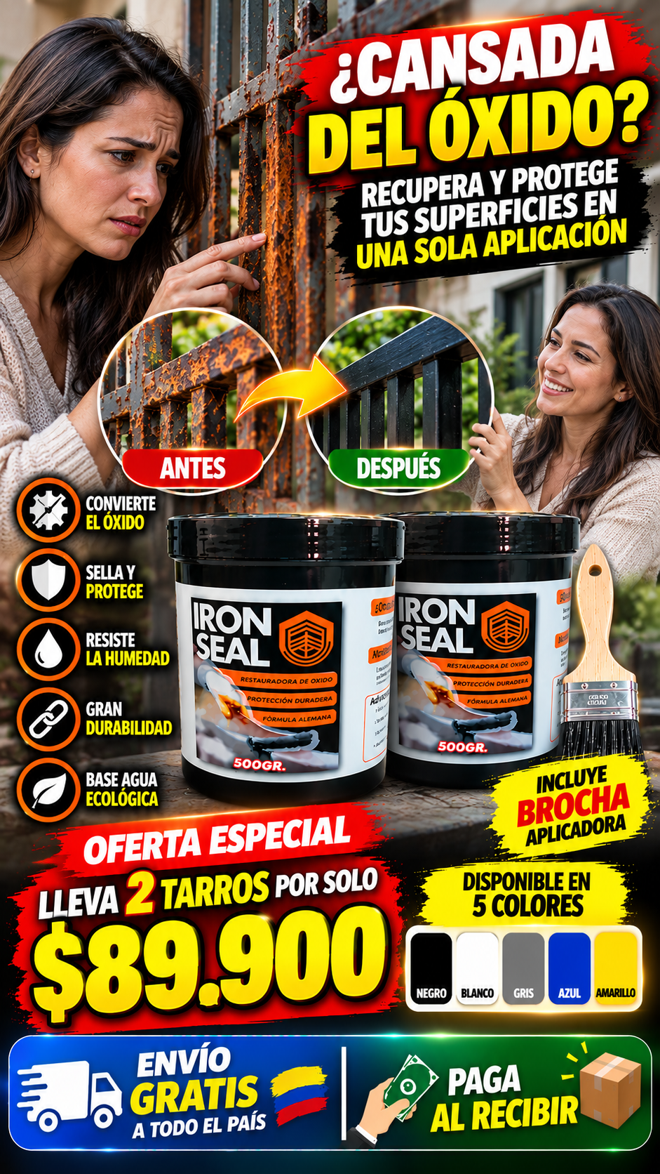 Iron seal reparacion