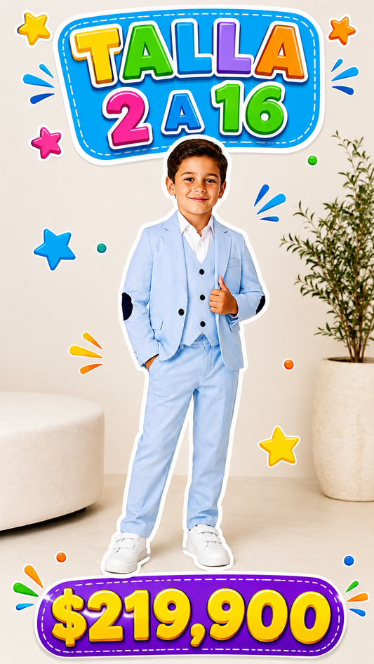 Conjunto Blazer chaleco y pantalón H58-A