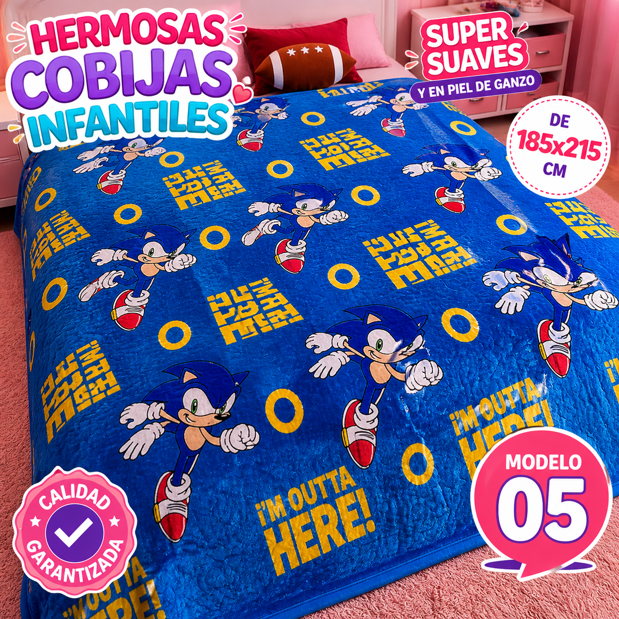 HERMOSAS COBIJAS INFANTILES