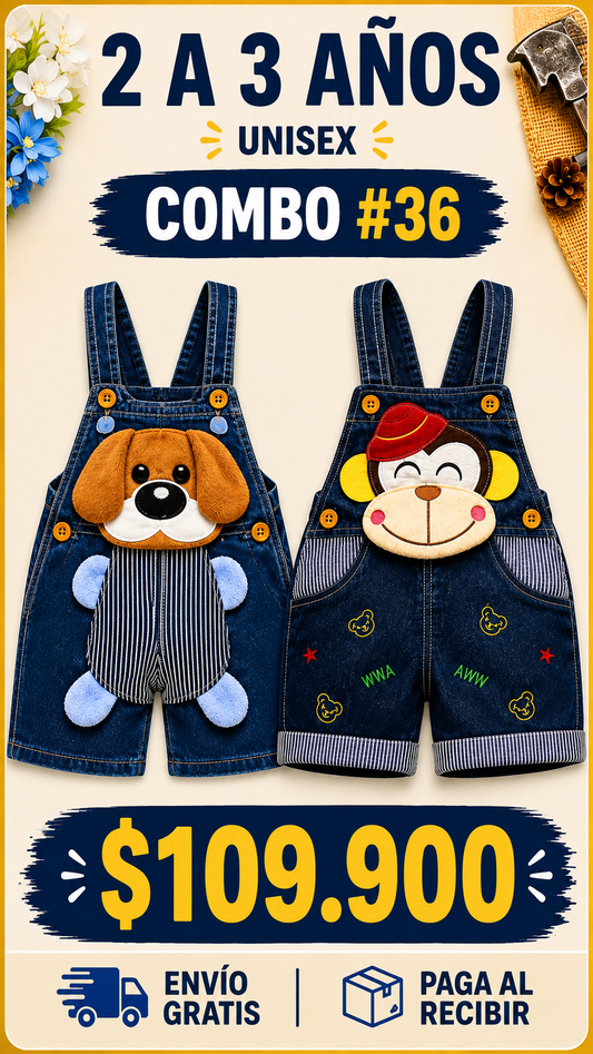 2 a 3 años combo # 36